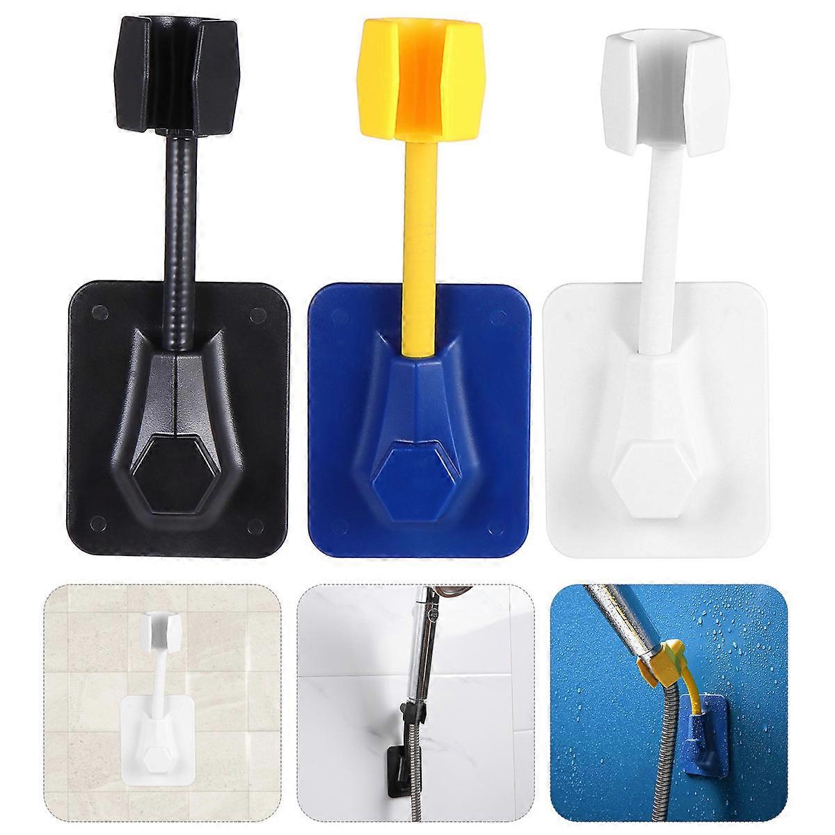 Shower Base Bracket Bathroom Use Stable Support 14.5X6cm 3Pcs