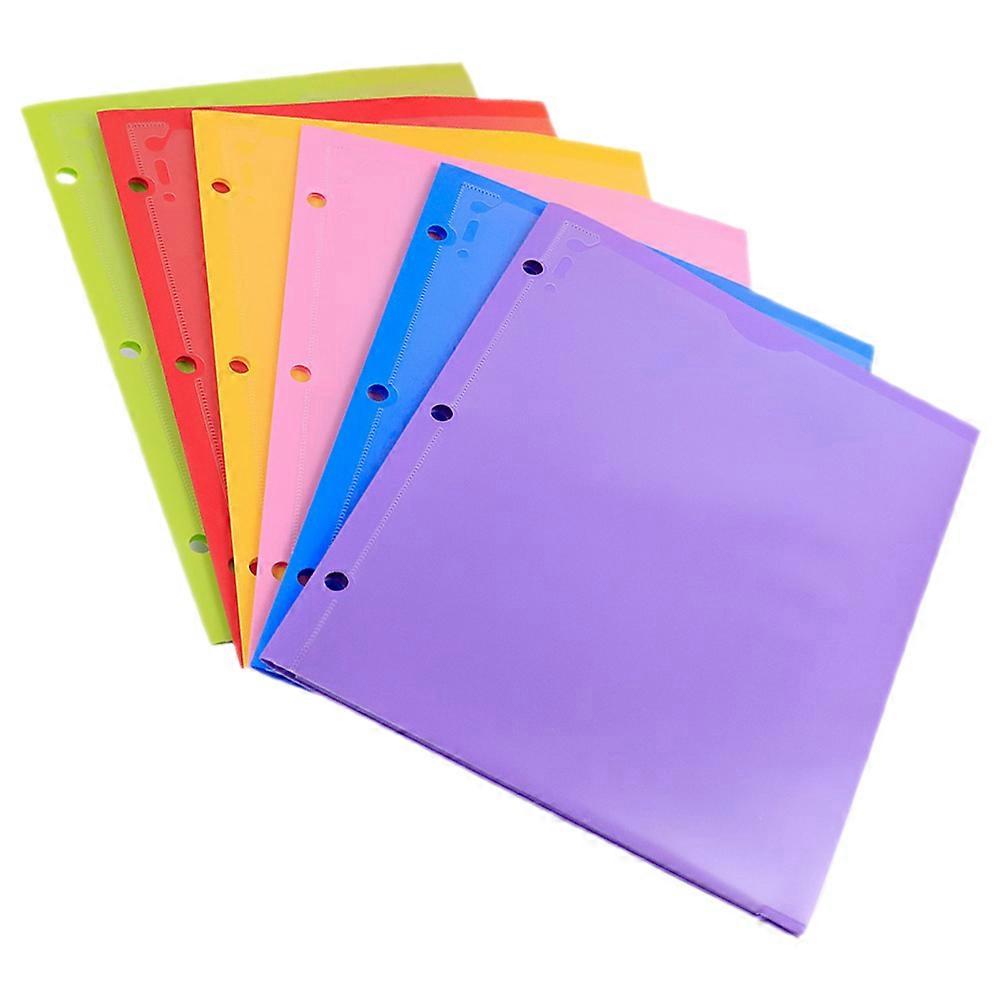 File Folder For Office Paper Organiser Rectangular Shape Quick Retrieval 6Pcs