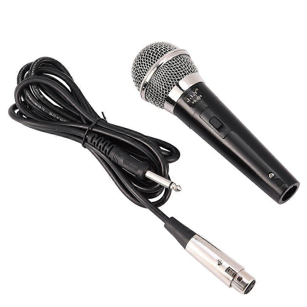 Karaoke Microphone, Dynamic Vocal Microphone for Speakers, Handheld Professional Wired Mic