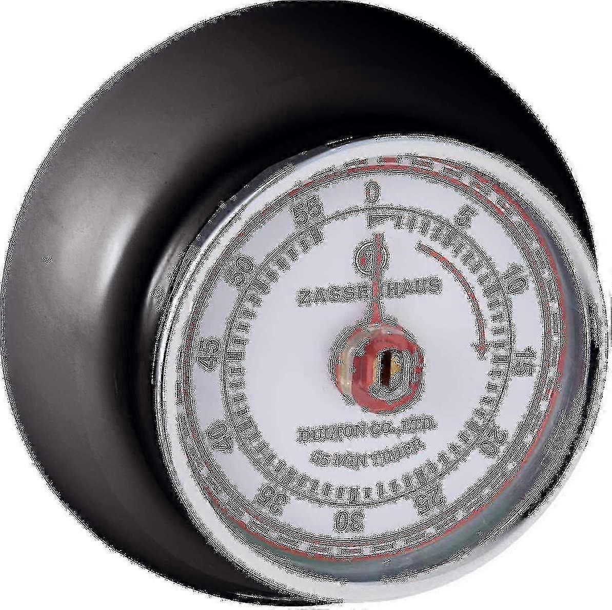 Magnetic Retro Kitchen Timer, Classic Mechanical Cooking Timer (red)