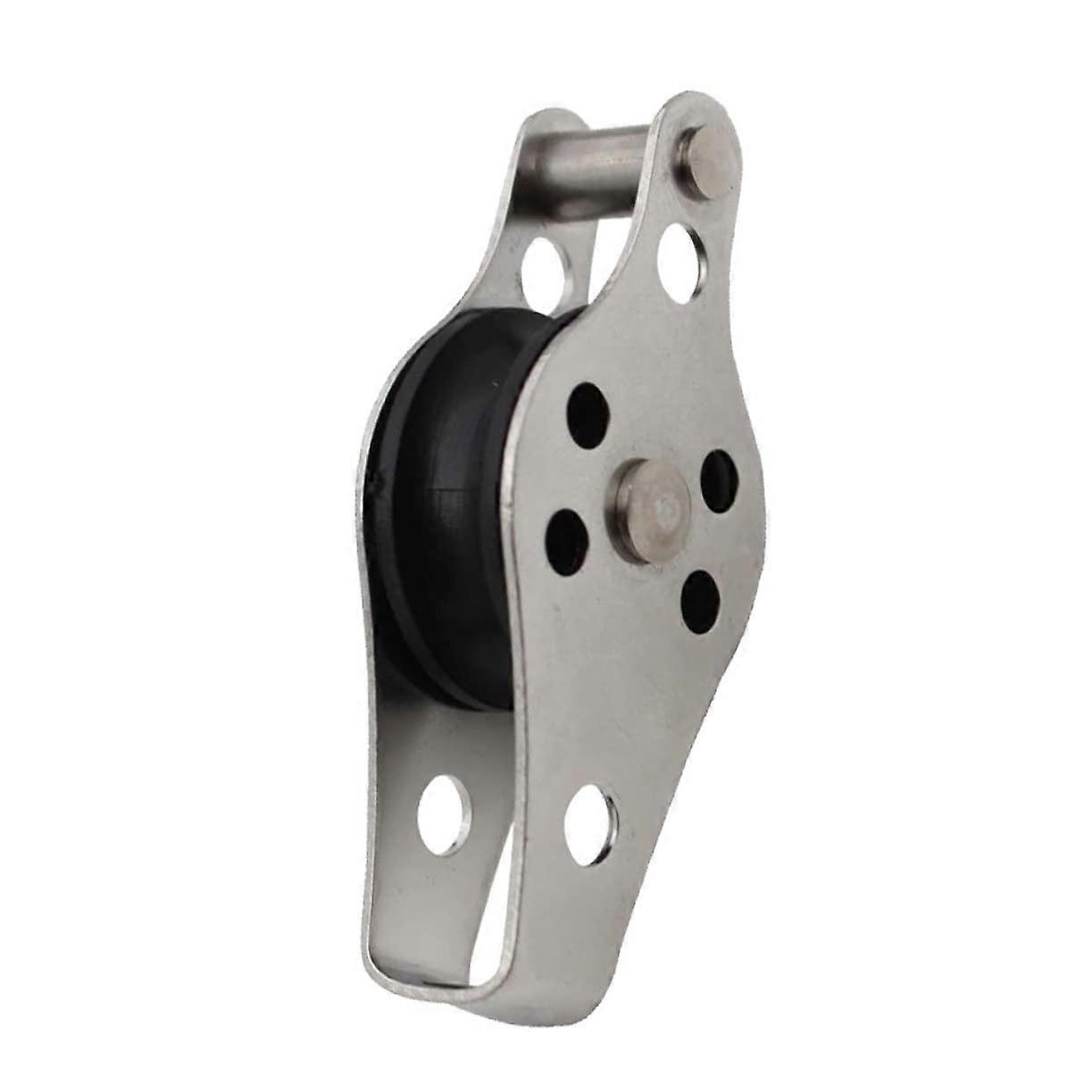 Nylon Pulley Wire Rope Pulley 2-Inch Heavy-Duty Marine Fishing Net Single Pulley for Fish Net Applications