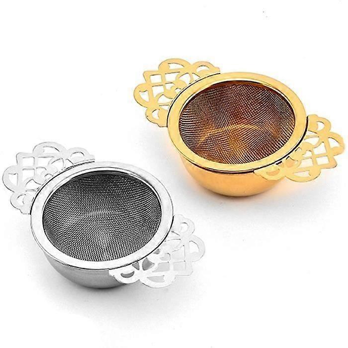 Tea Filter, Stainless Steel Spice Ball, Tea Ball, Tea Filter Strainer, Interval Diffuser, For Soup, Cooking, 2Pcs