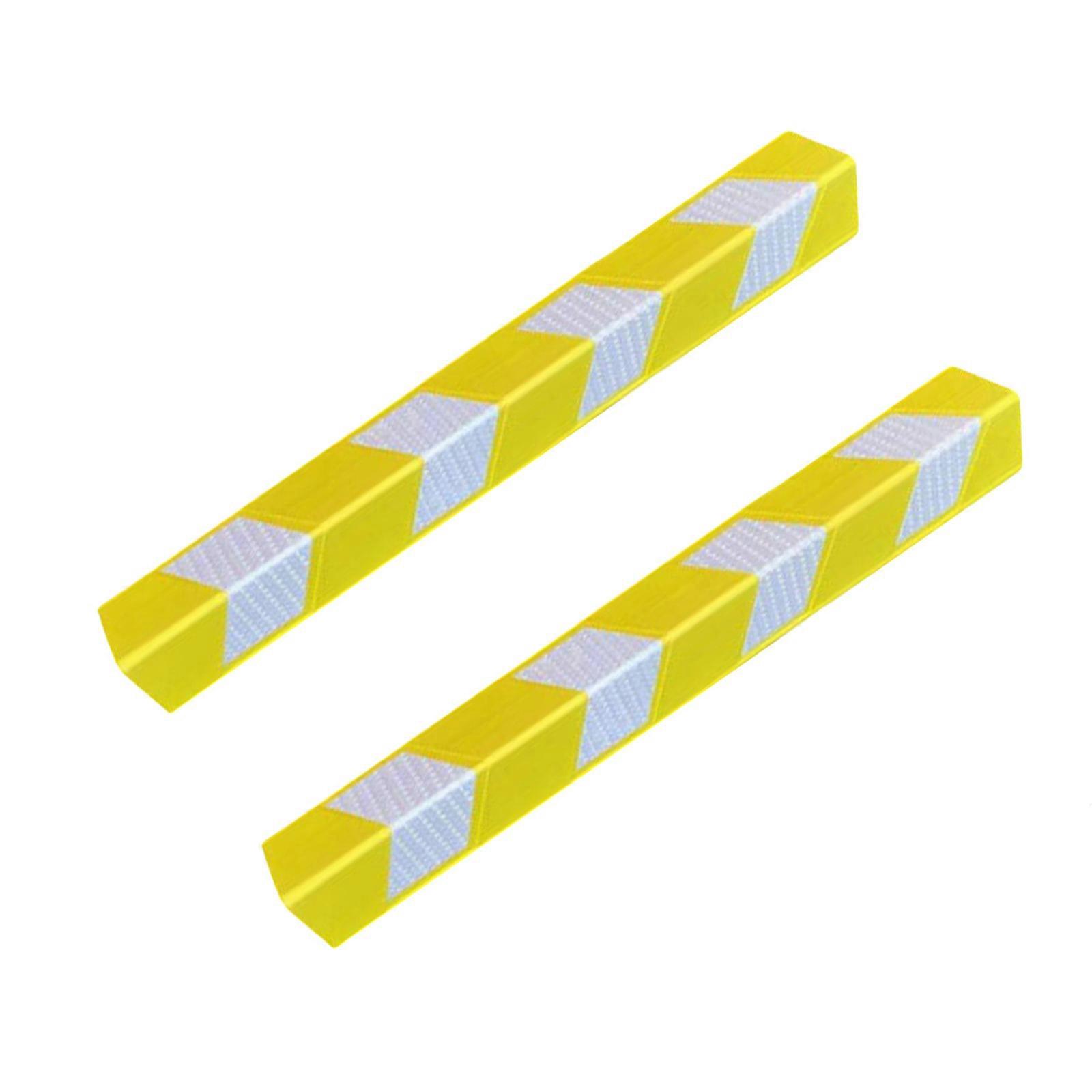 Pare-chocs de voiture réfléchissants Protections murales réfléchissantes faciles à installer pour une prévention efficace des collisions en jaune souterrain
