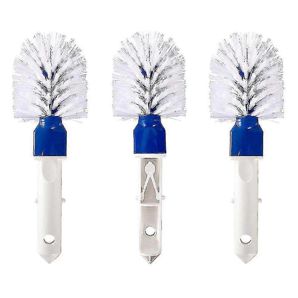 3pcs Swimming Pool Corner and Step Cleaning Brushes