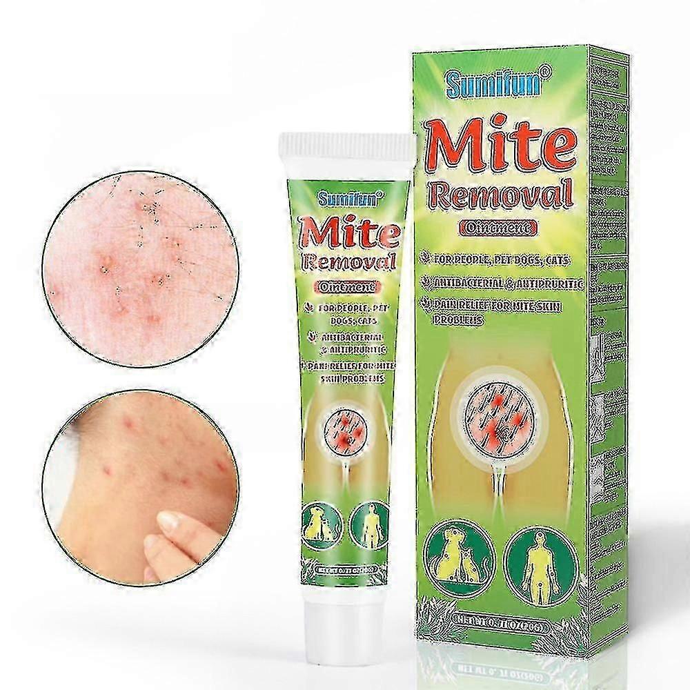 Mite Removal Anti-itching Cream Antibacterial Universal Quick & Effective Ointment For Pets,people
