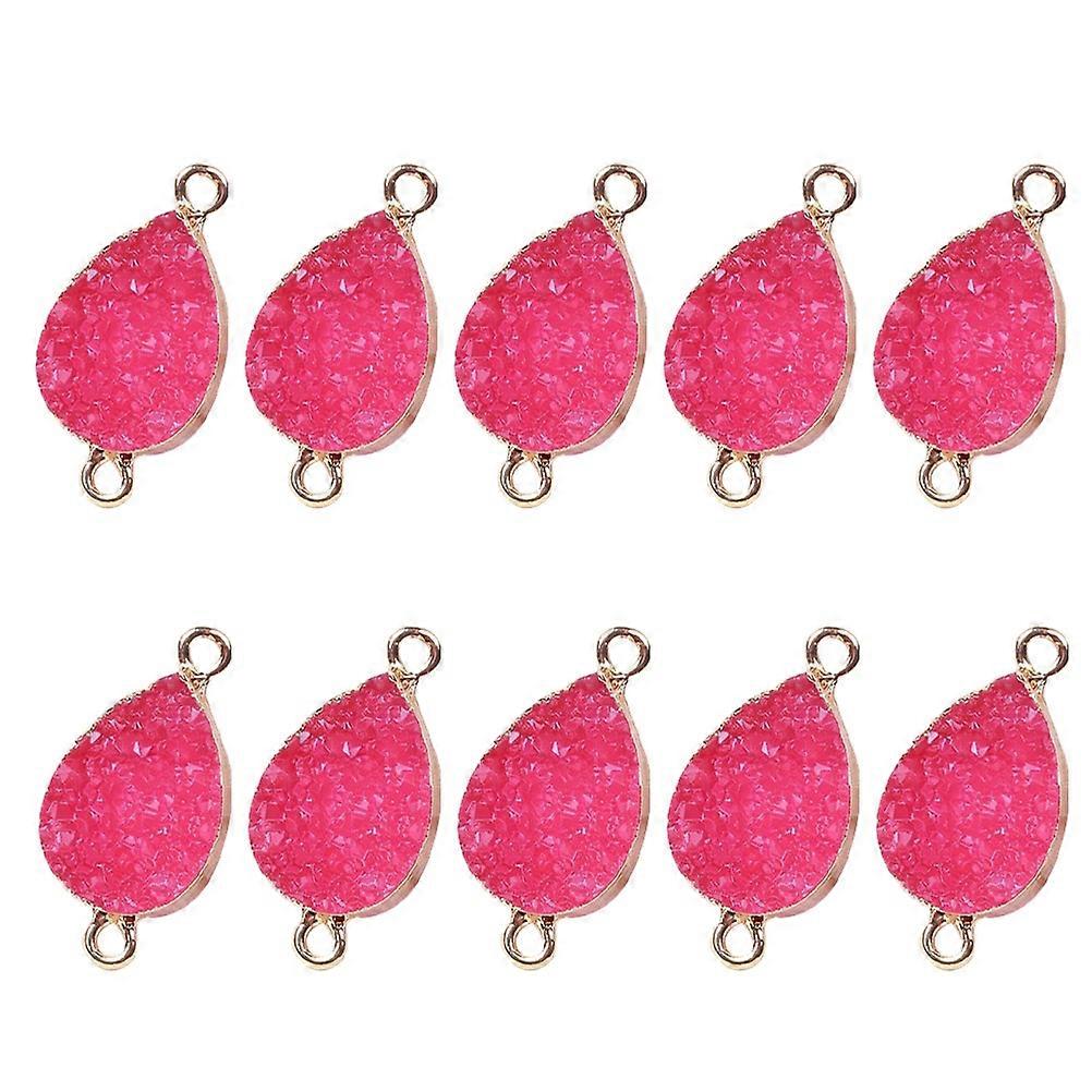 Drop Shaped Crystal Pendants with Double Hooks for Jewelry Making and Necklace Crafting – DIY Accessory for Unique Charms and Designs