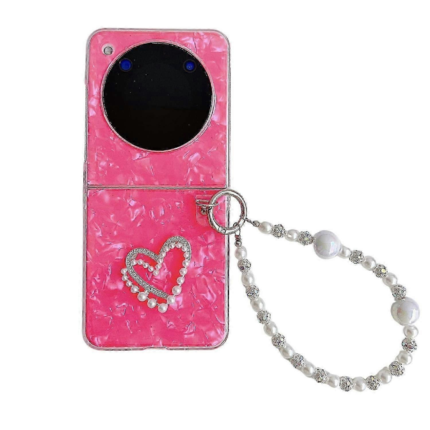 Pearlescent Shell Texture Phone Case Compatible with ZTE nubia Flip Protective Cover