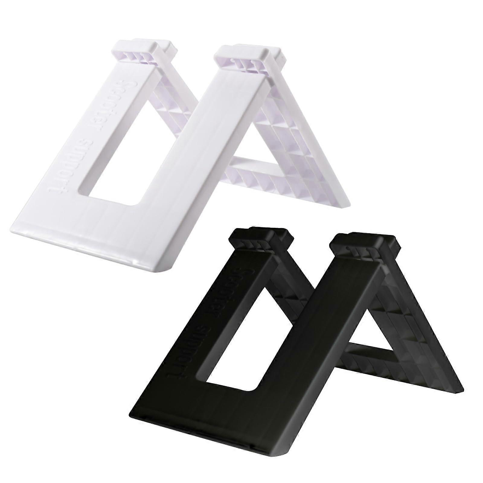 Kids Stand Scooter Parking Frame 2-Pack Floor Display Stand For Home Or School Black/White