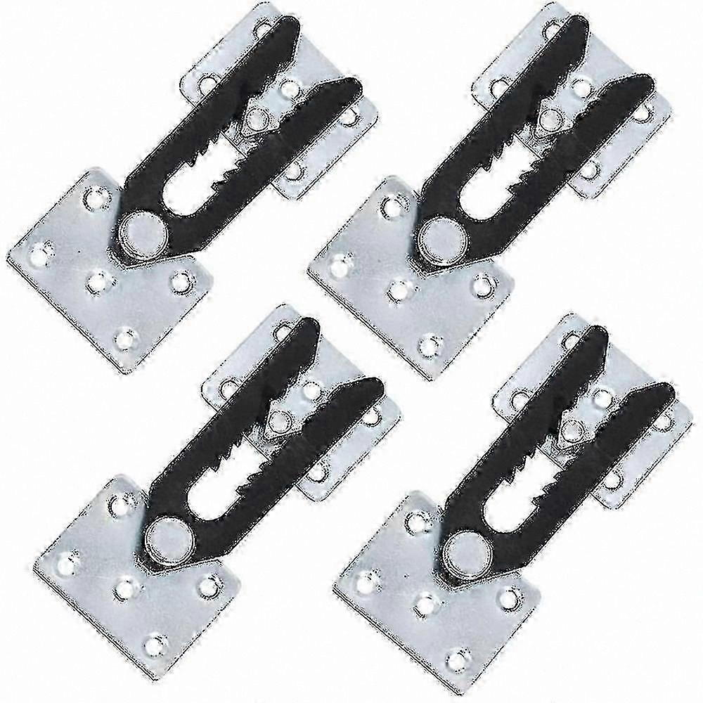 4-Pack Metal Sofa Connectors, Alligator Style Sectional Couch Joints for Secure Furniture Assembly