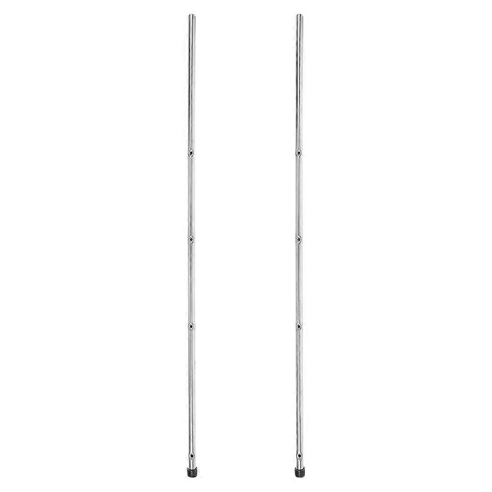 2 Pack Silver Foosball Table Rods Replacement Made of Iron for Enhanced Performance and Easy Installation for Fan Gear