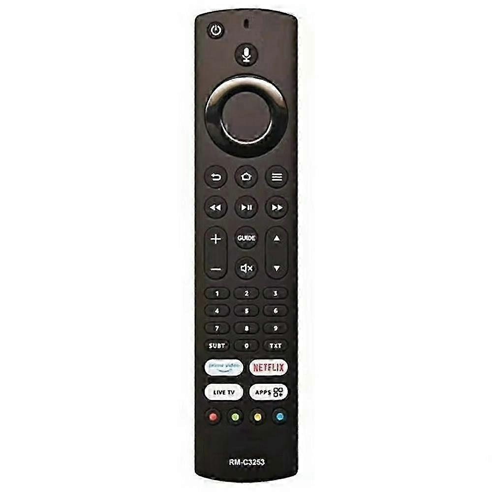 RM-C3253 For JVC TV Remote Control Voice Activated Replacement Ergonomic Television Controller