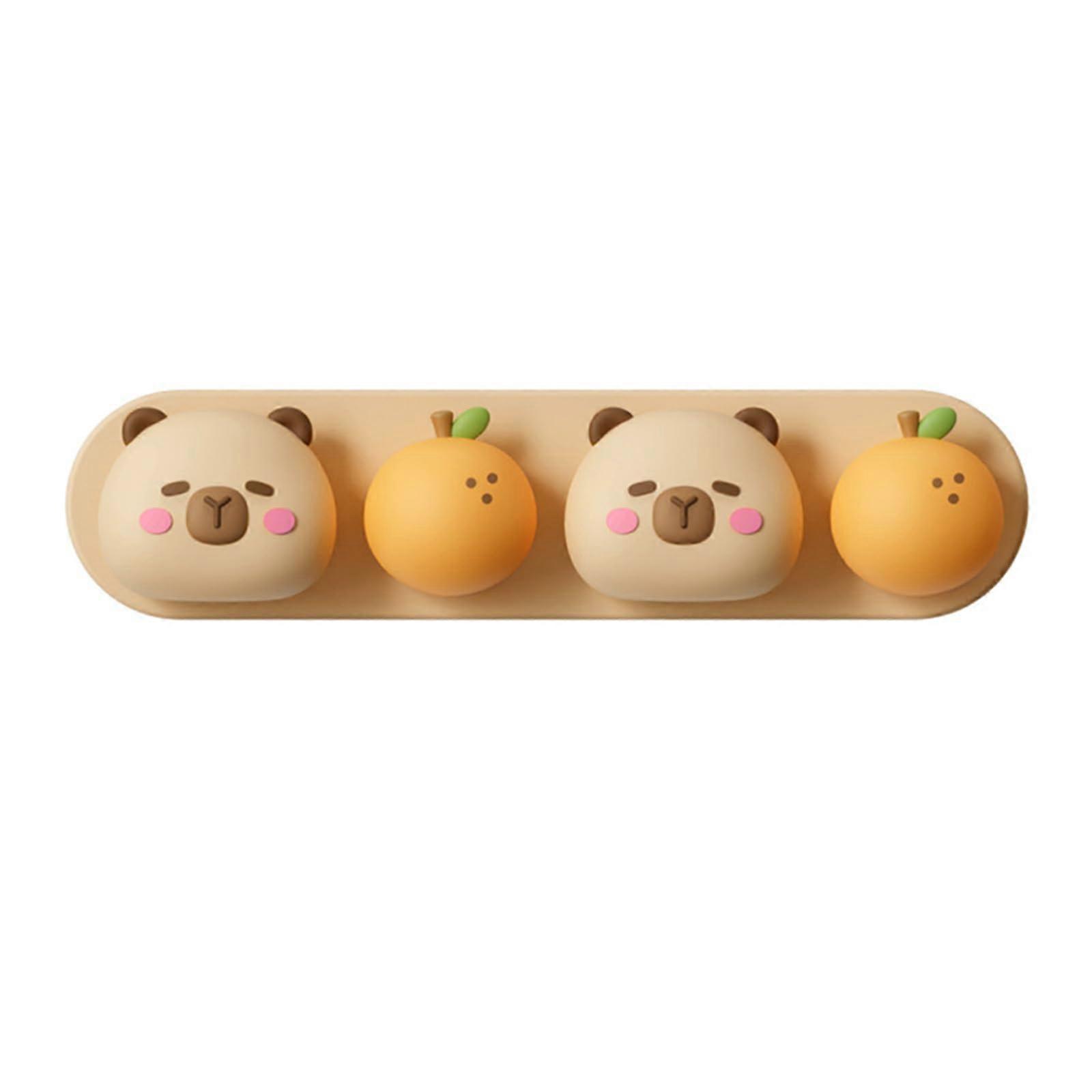 Panda Silicone Cable Organizer, Self-Adhesive Desk Cable Clip for Efficient Cable Management and Tidy Workspaces