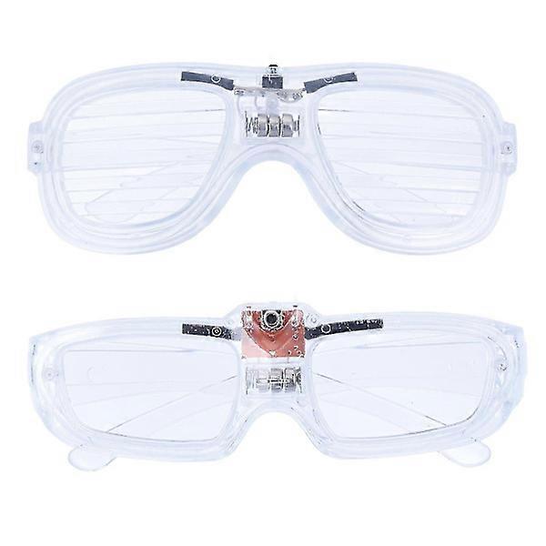 Shutter Shadow Neon Light Neutral Flash Glasses LED Shutter Glasses