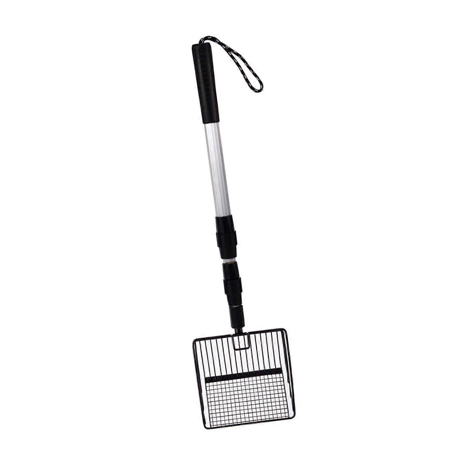Retractable cat litter scoop, flexible handle, efficient sifting for easy cleaning Ref: 1193