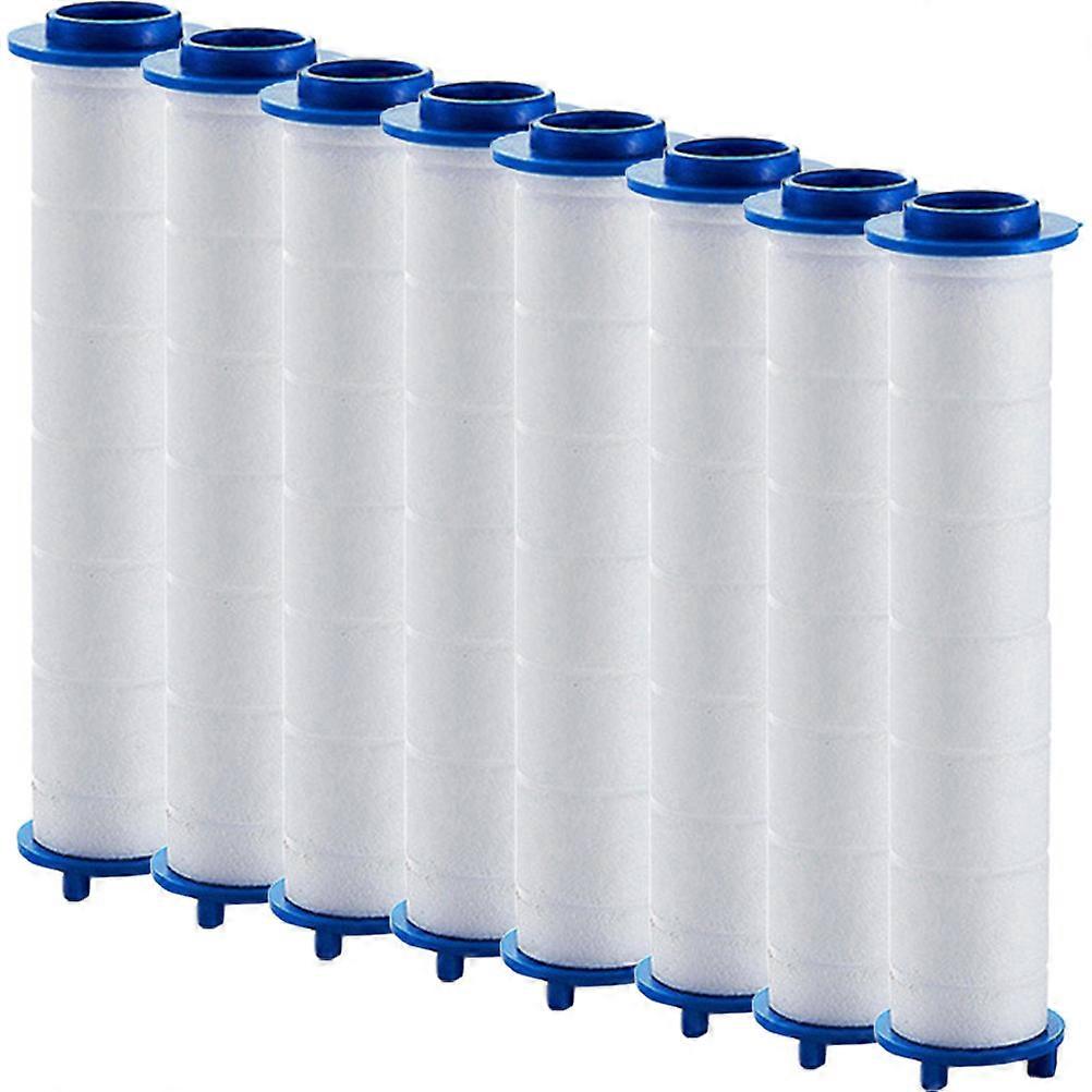 8pcs Replacement Shower Water Filters with PP Cotton for High Pressure Rain Shower Heads – Easy Install Household Water Purification Filter for Clean