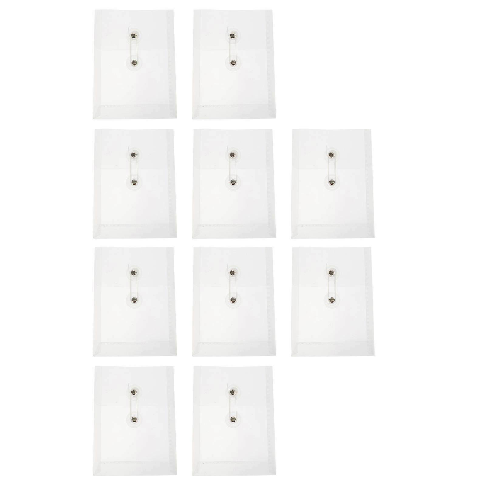 10pcs Document Organizers, Portable Mini Stationery Bags for School or Office, File Storage Pouches for Neat Paper Organization