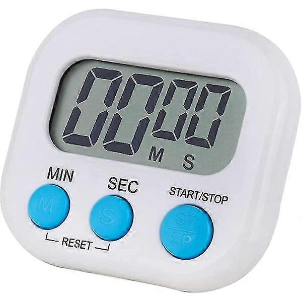 Digital Visual Timer Clock for Kitchen - Magnetic Timer with Clear Display
