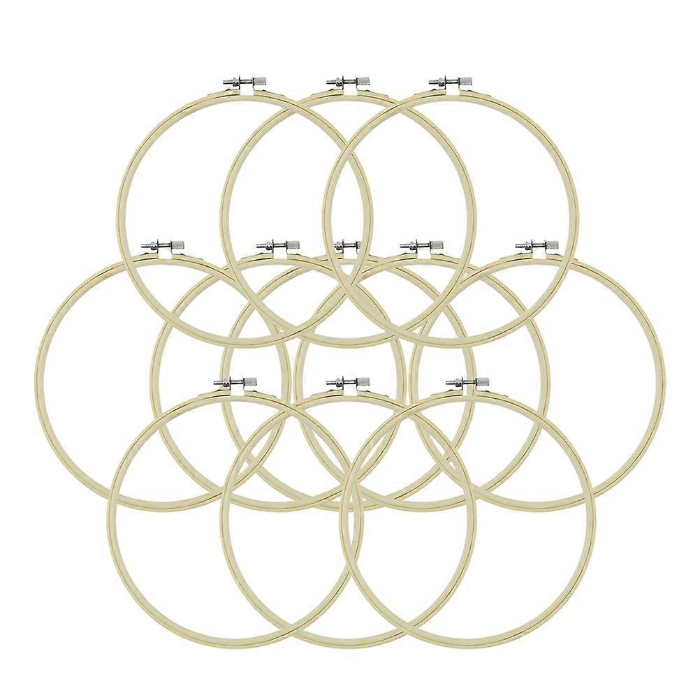 12PCS Adjustable Embroidery Frame for Cross Stitch and DIY Craft Projects 25CM