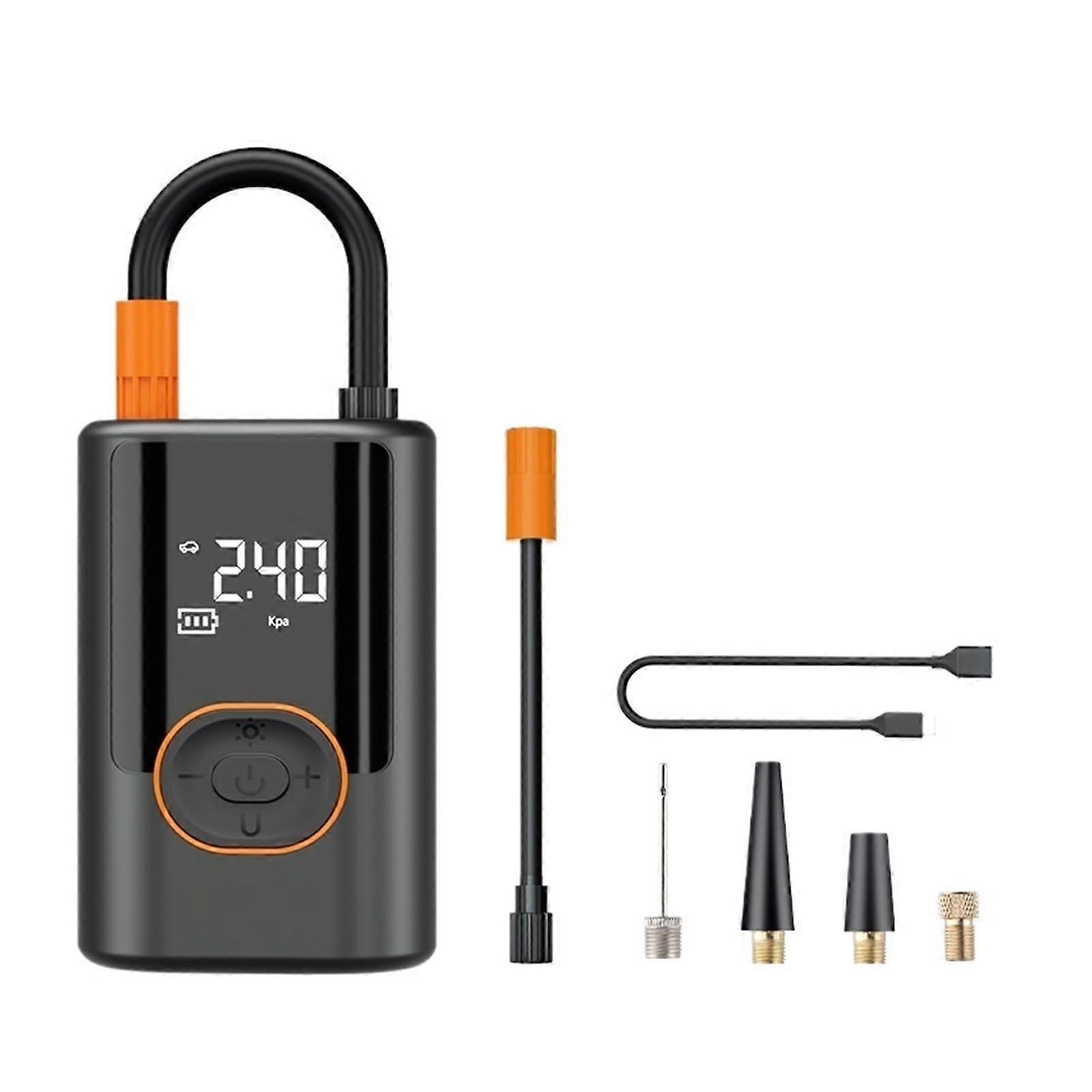4000mAh rechargeable air car tire inflator with digital display