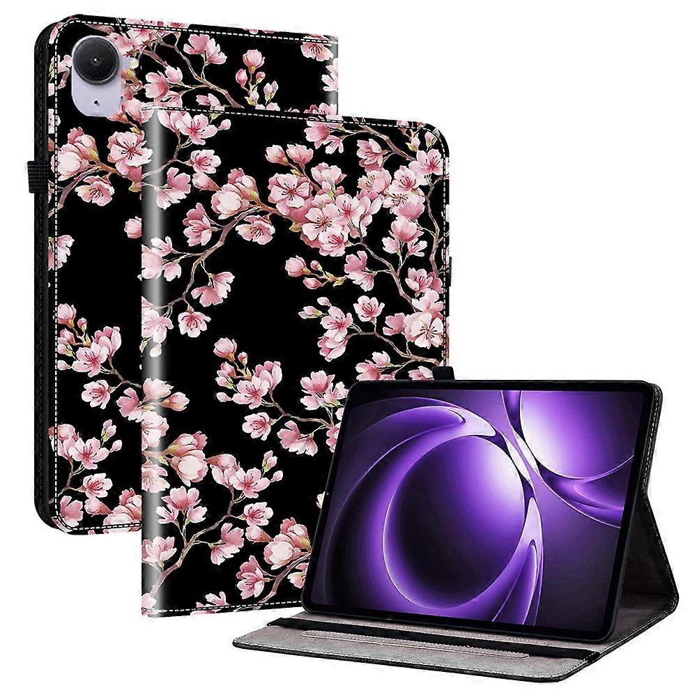 Compatible For Xiaomi Redmi K Pad Leather Case Pattern Printed Stand Tablet Cover with Card Slots