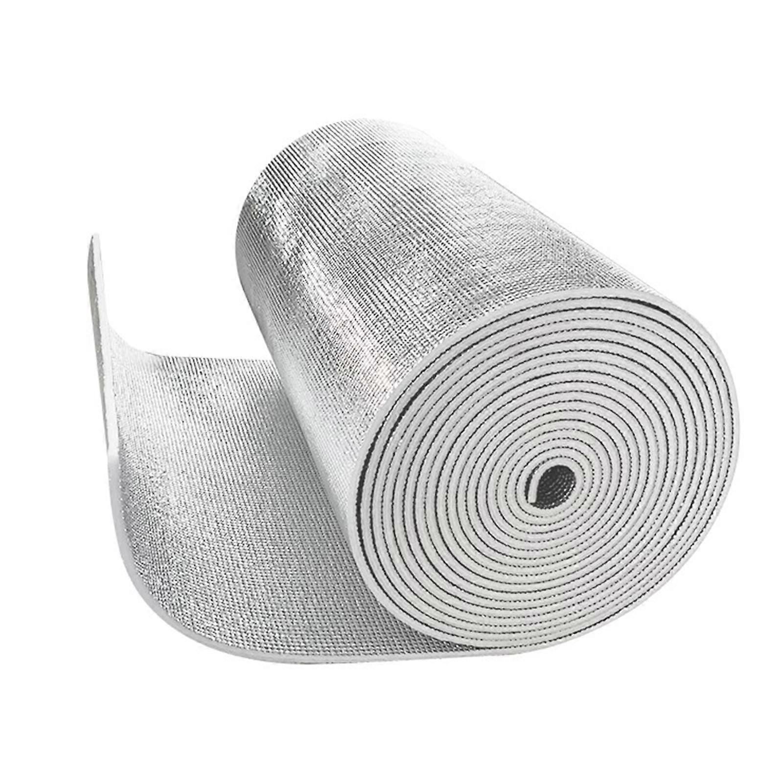 Air Bubble Insulation Roll 5 mm Thickness, Aluminum Foil Reflective Thermal Barrier 1 x 9 m for Heat Protection 9 m²