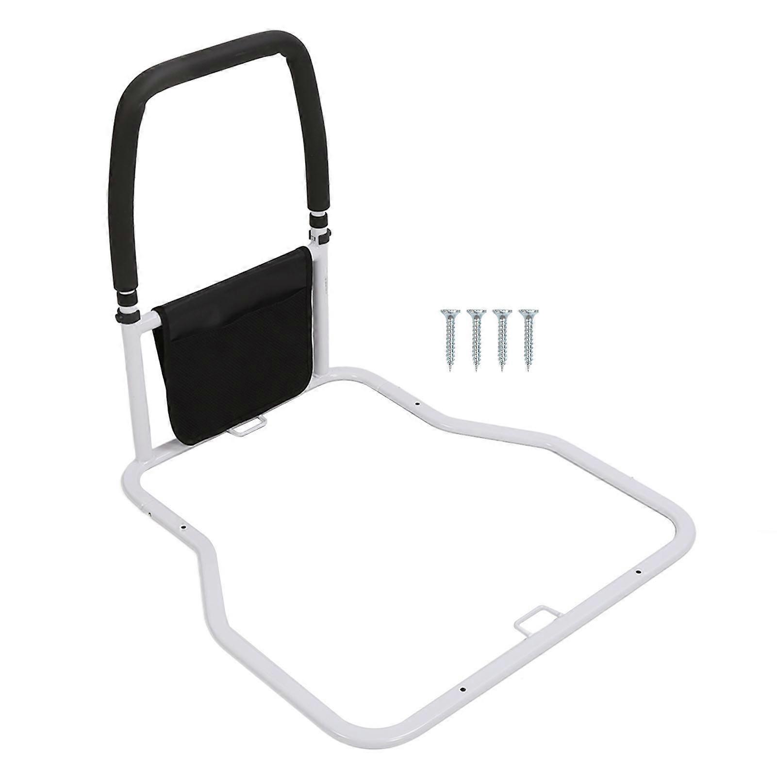 Bed Rails for Elderly Adults Safety Bed Assist Rail Standing Bar Assistant Punch Free Foldable Bedside Standing Grab Bar Type B