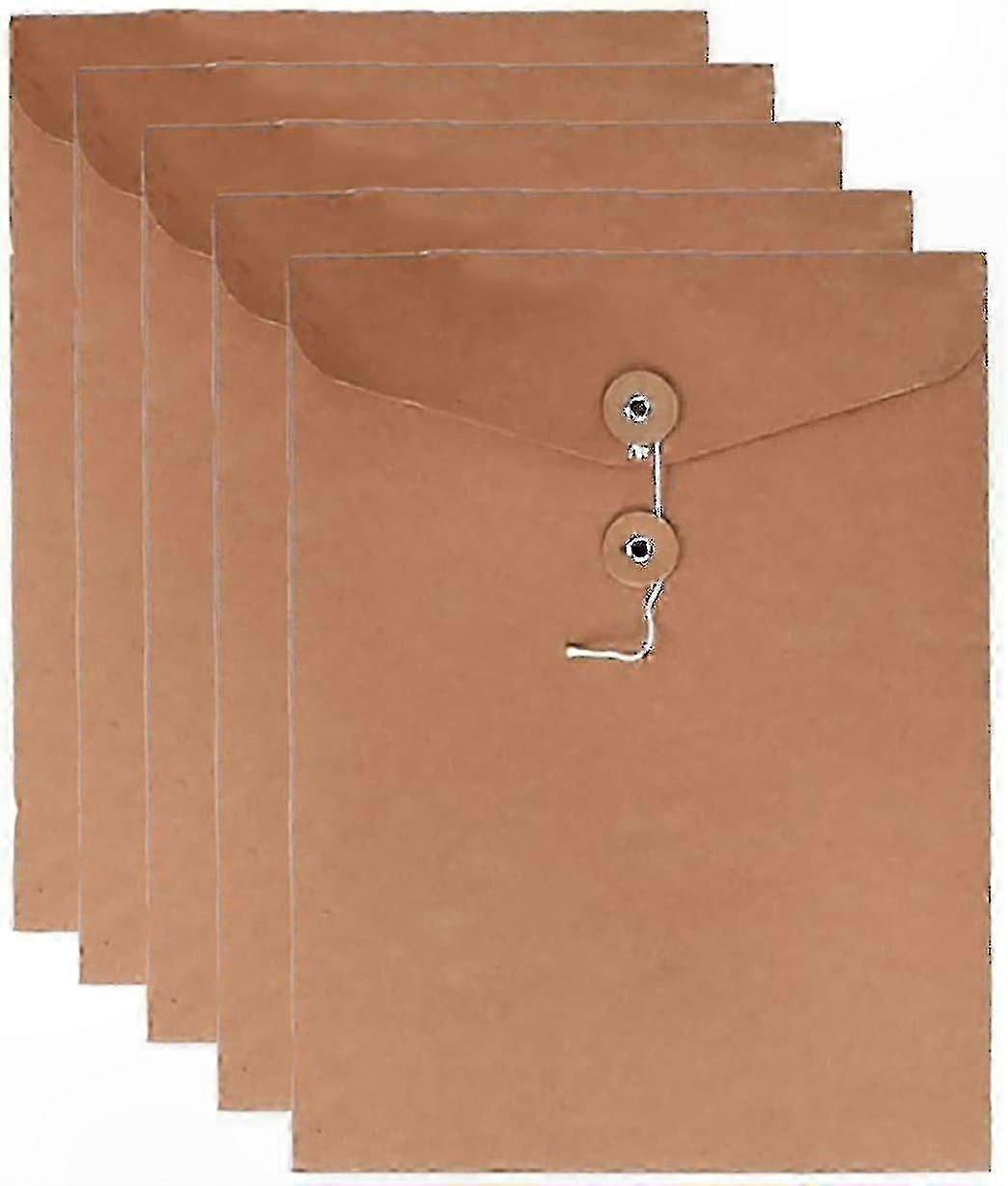 Flat Document Organizer with String Closure for Project Files and Letters