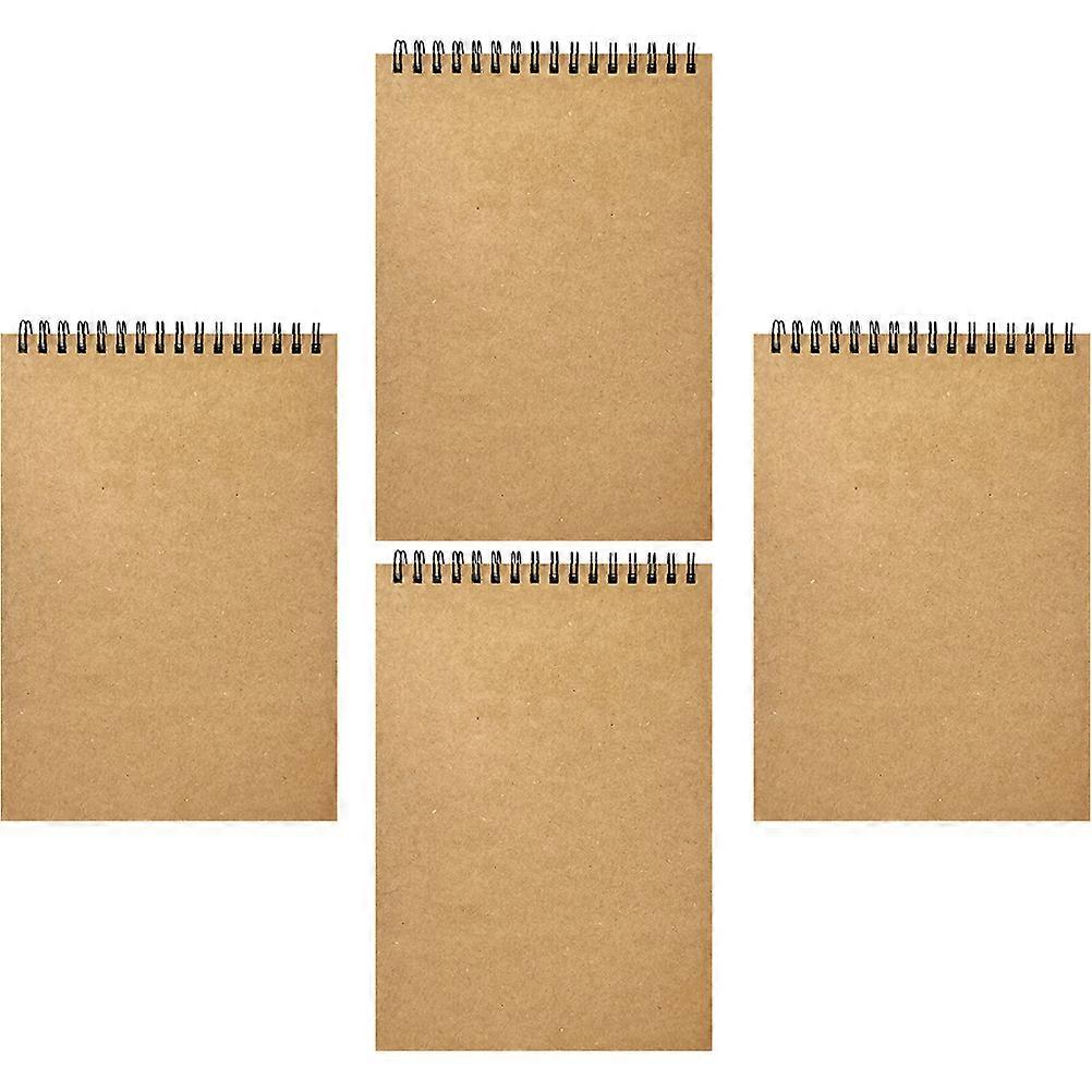 4pcs Spiral Notebook Set, Premium Coil Notepad for Students, Office, School, Work and Travel   Smooth Writing and Organization Notepad