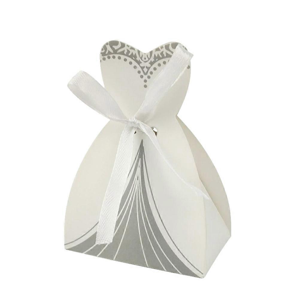 100pcs Creative Wedding Suits Paper Gift Boxes for Packaging Candy and Treats with Assorted Colors