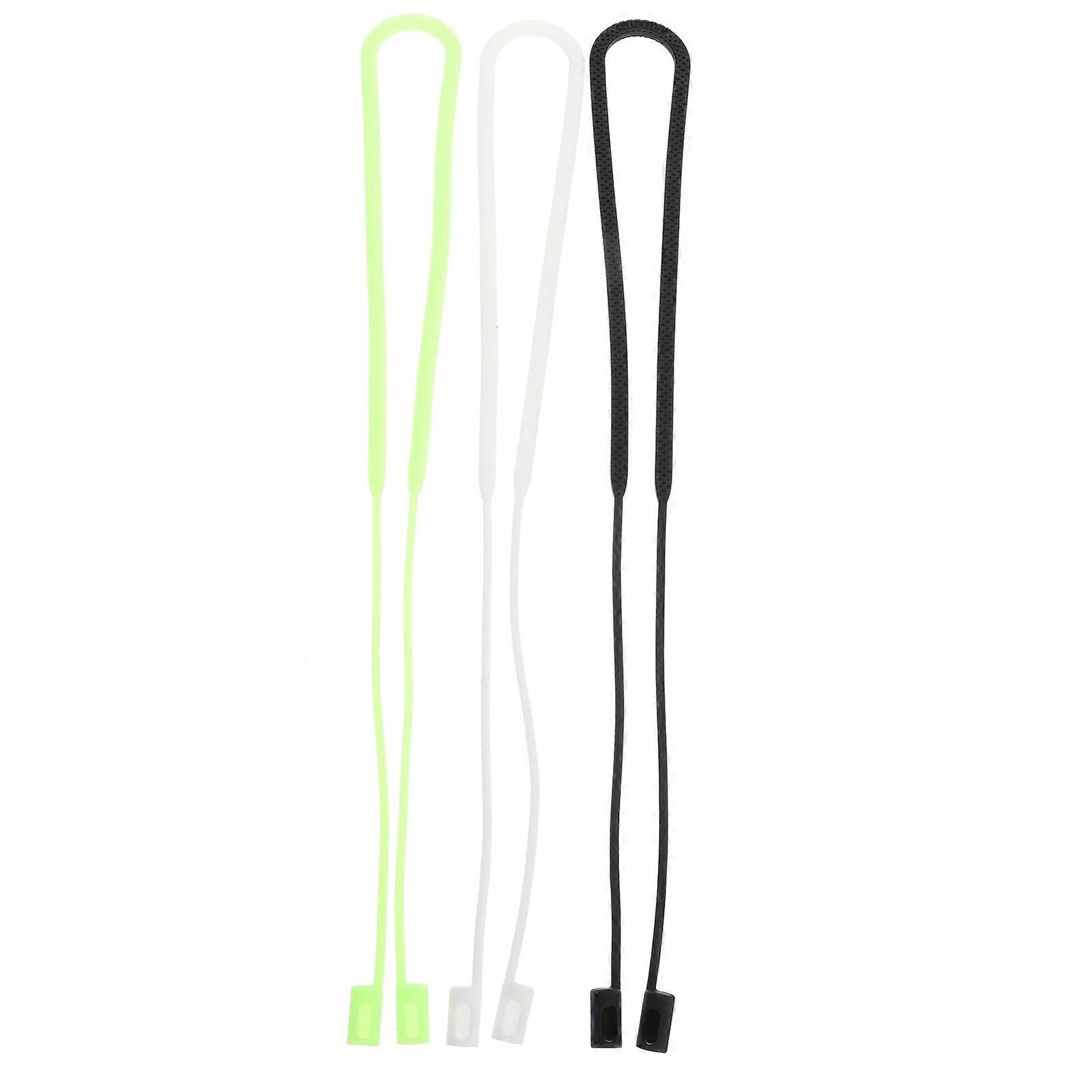 3pcs Earphone Rope Neck Strap for Lightweight, Soft & Skin Friendly Storage Solution
