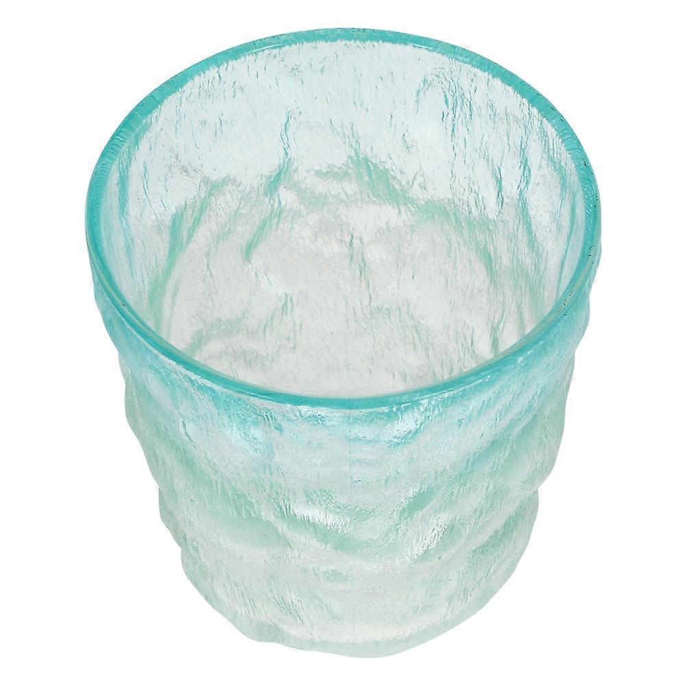 Pretty Cups Wine Glass Home Use Sky-Blue Drink Container 1Pcs