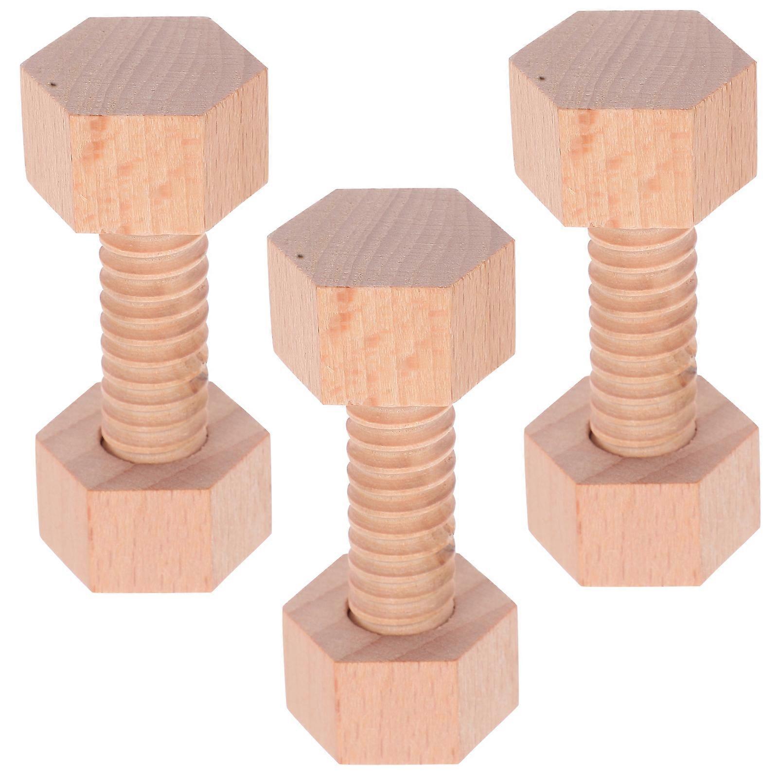 Creating **wooden screw construction educational building blocks** is a fantastic idea for promoting **fine motor skills development**, **hand eye