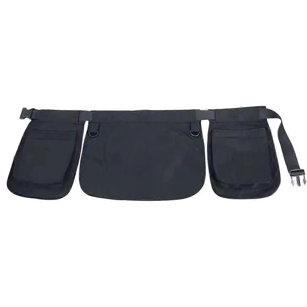 Portable tool belt pouch, adjustable tool bag with belt loop, multifunctional pouch for electrician and carpenter tools.