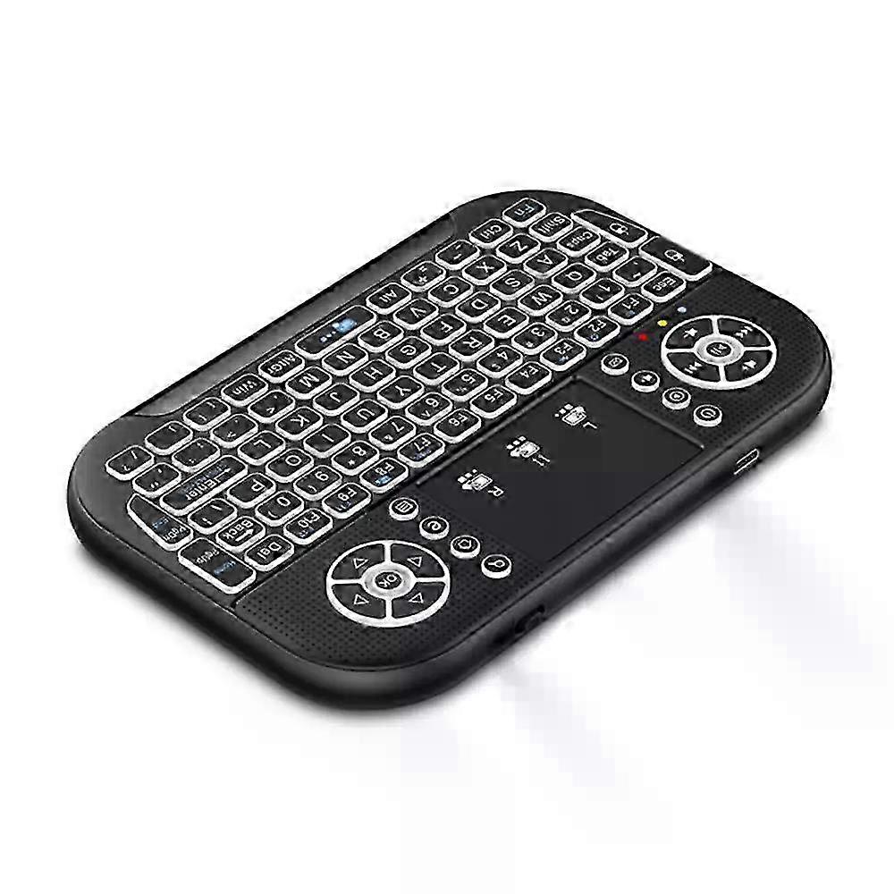 2025 A8 Mini Keyboard 2.4G Dual Mode 7 Colors Backlight Handheld Fingerboard Backlit Mouse Control For Windows Android TV