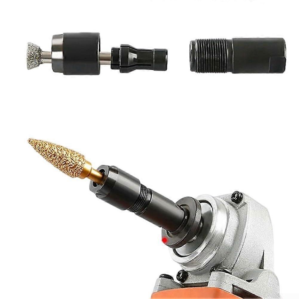Winkelschleifer-Adapter für Gerades Schleifen, 2 Stück M10-Gewinde, 3mm & 6mm Spannoptionen für Universal-Kompatibilität