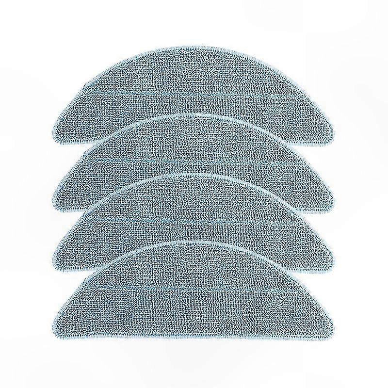 4-Pack Mop Replacement Cloths for Sweeping Robots V3S V5S V5 V3 Accessories Cleaning Rags Floor Maintenance Tools