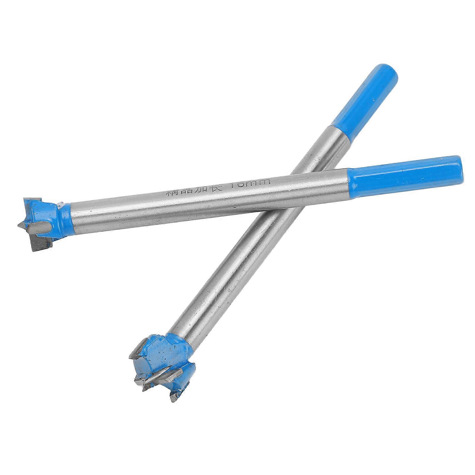 2PCS Extended Hole Opener with Hex Shank Slotting Milling Cutter Bit Woodworking Tool 16mm 18mm 
