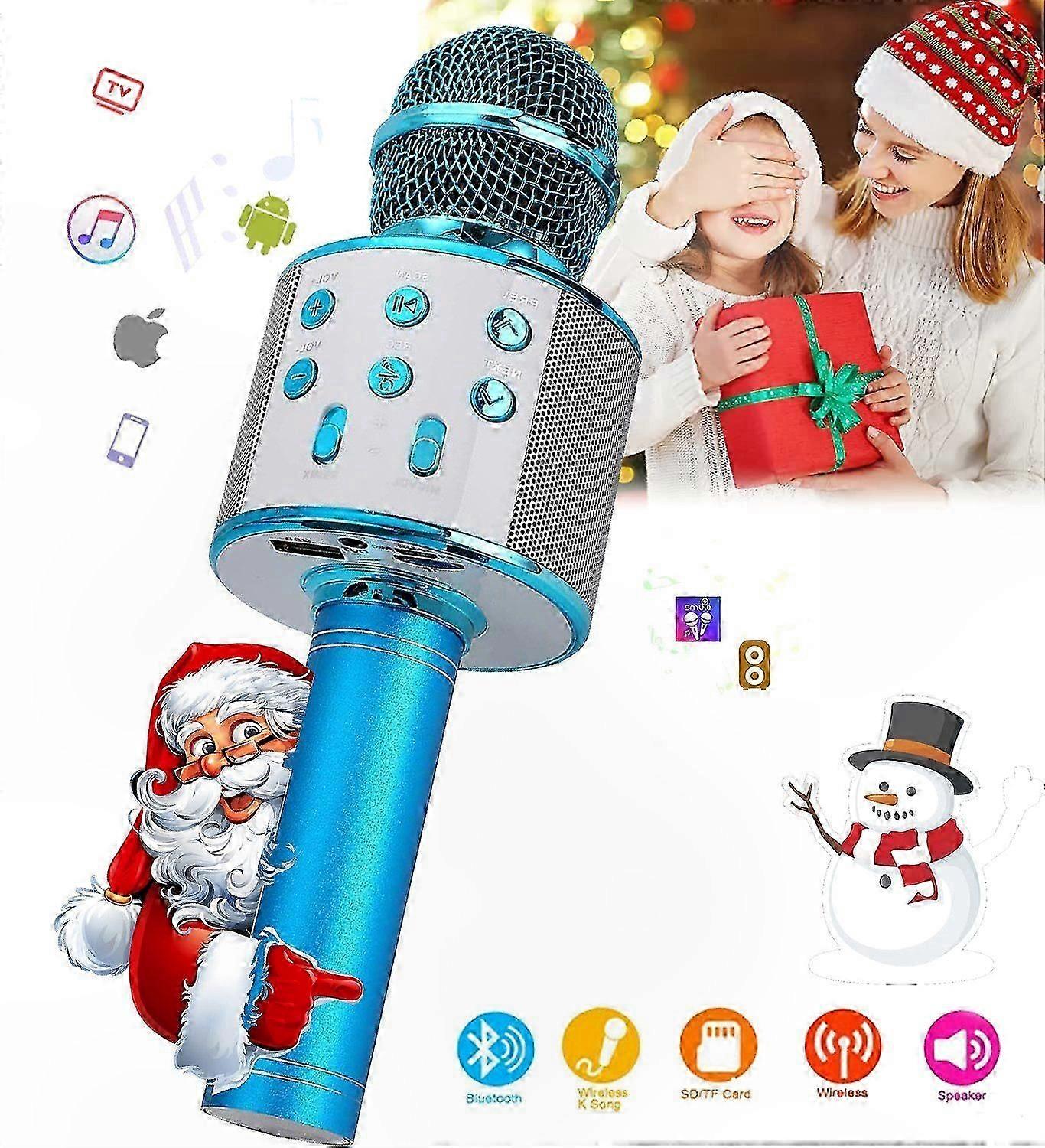 Portable Wireless Handheld Microphone for Kids Karaoke Use