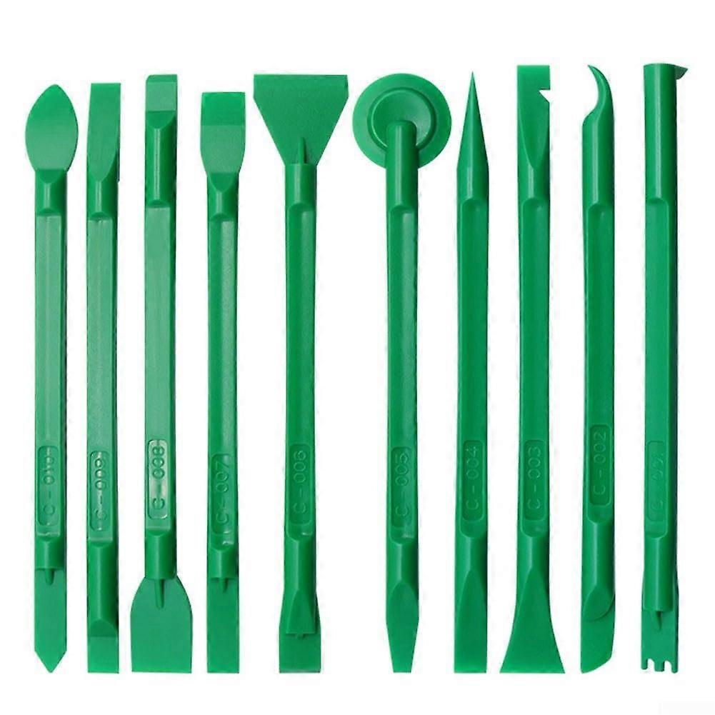 Plastic Pry Tool Set, 10-Piece For Electronics Disassembly, Non-Marring, Safe And Precise