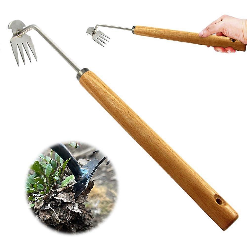 Gardening Hand Weed Remover, Weeder Device, Joint Cleaner Weed, Garden Tool, Weed Remover Device, Joint Scraper with Handle (E)