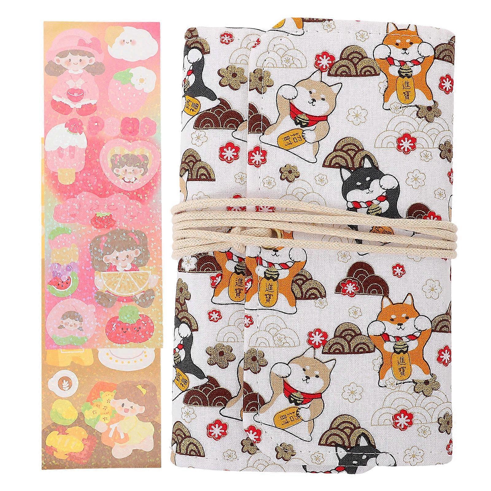 Cartoon Loose Leaf Notepad Set For School Year Everyday Use Gift Giving In White Material For Writing 1 Set