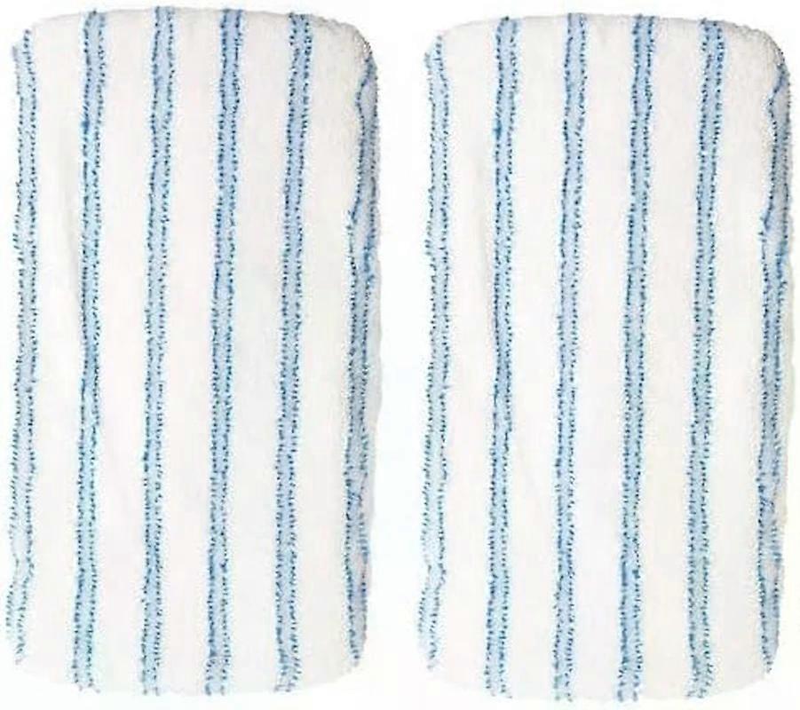 Mop Pad, 2Pcs 15X8 Inch Compatible with Flat Mop Heads Replacement