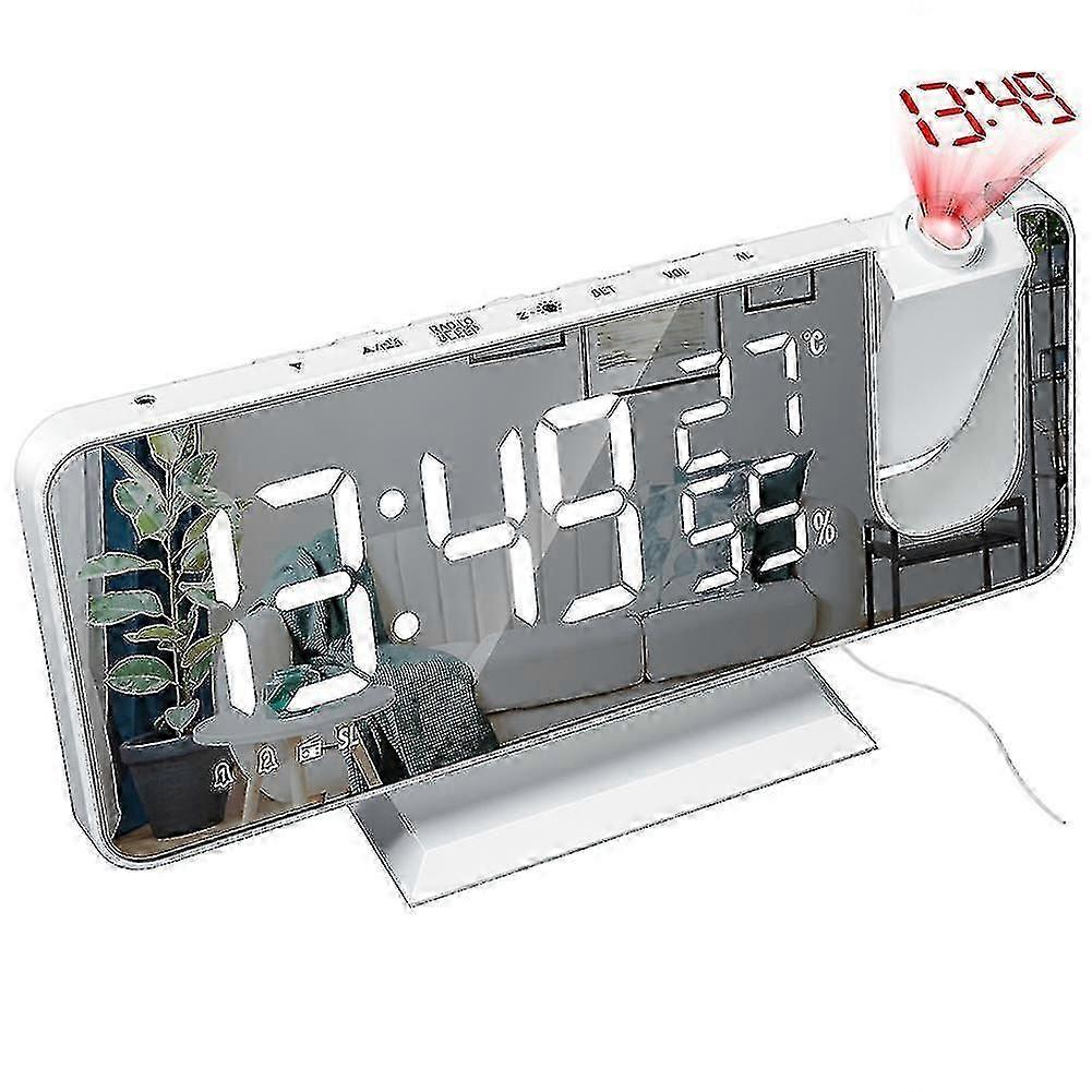 Digitaler Wecker für Schlafzimmer, LED-WeckerProjektion an der Deckenwand
