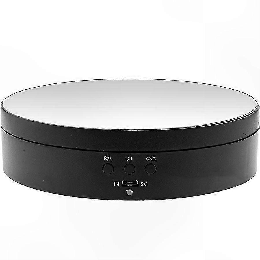 Rotating Display Stand with Mirror for Jewelry Presentation and Photography Backdrop Support