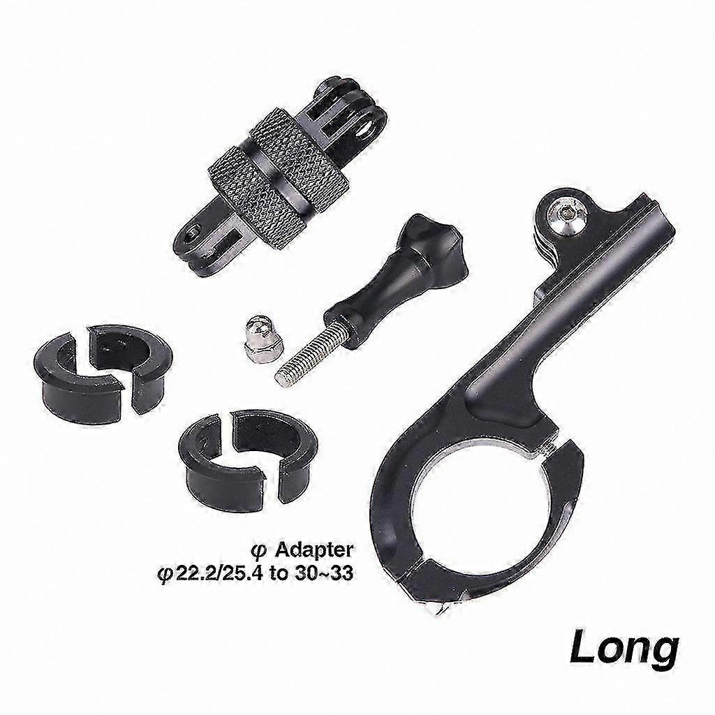 360-Degree Rotatable Camera Mount for Bicycle Handlebars, Made from Durable Aluminum Alloy Material