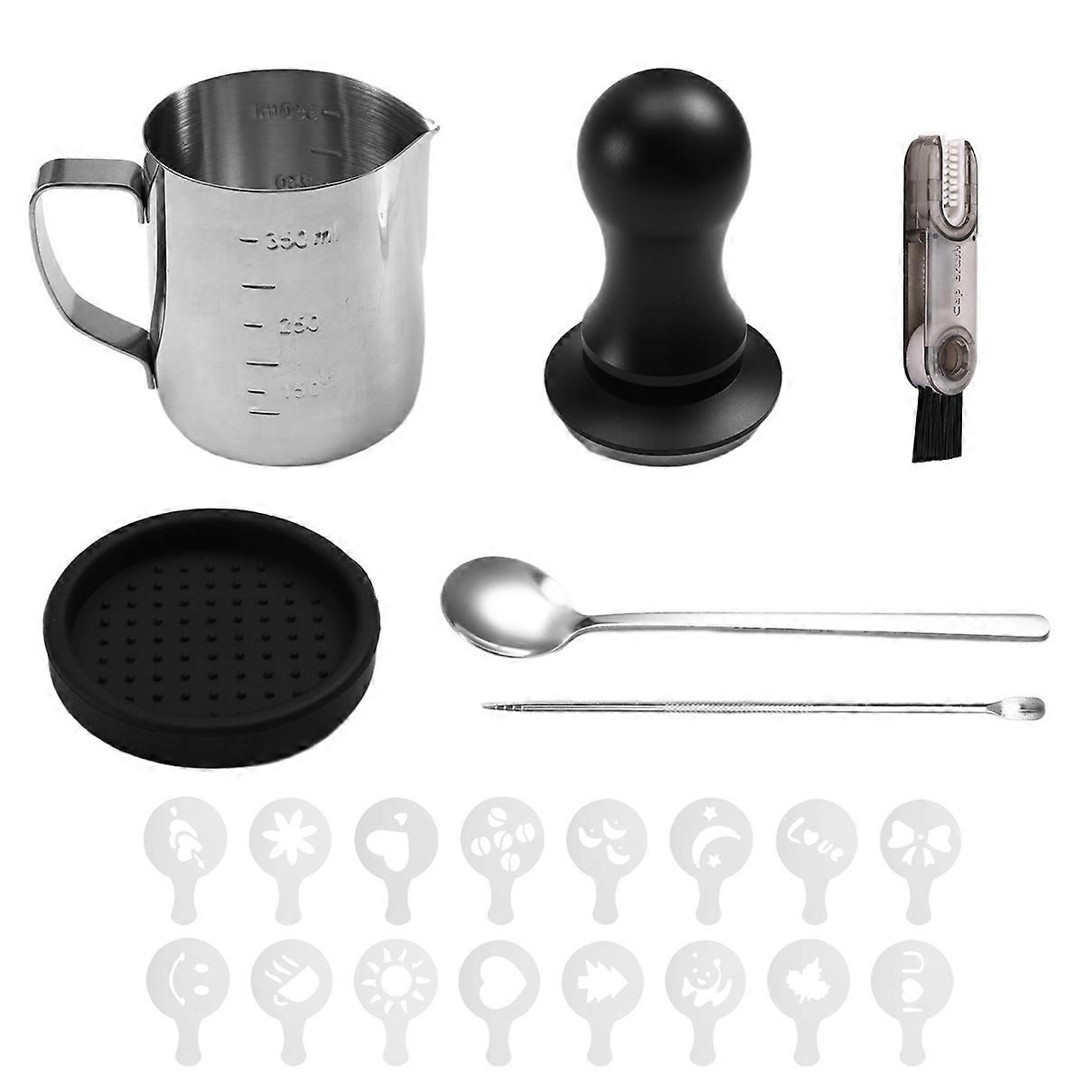 Coffee Tamper Set, Espresso Accessories Kit, with Espresso Tamper 51mm, Coffee Stirrer
