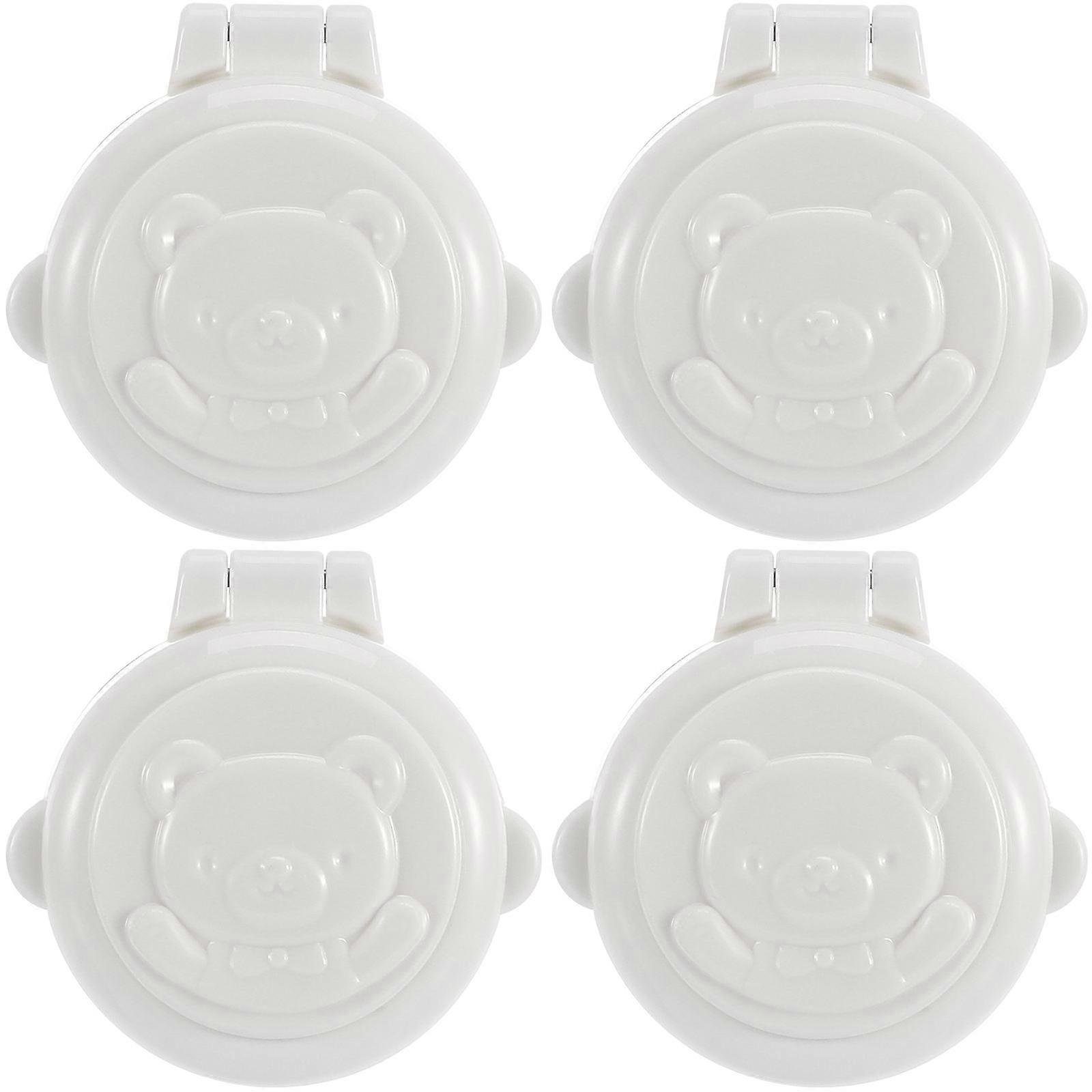 4pcs Button Protective Covers Safety Lock for Washing Machine & Car Start Buttons Babyproof Switch Protection for Home Appliances, Easy Install,