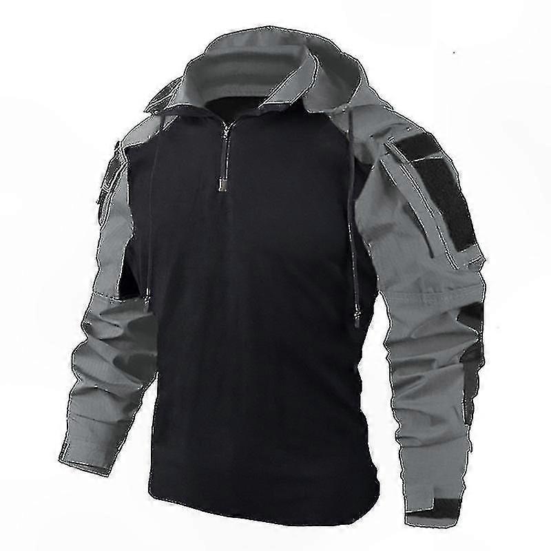 Tactical Camouflage T-Shirt για άνδρες - Υπαίθρια περιπέτεια, Airsoft και πουκάμισο κυνηγιού