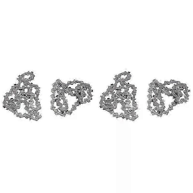 GTBL 4Pcs 8 Inch Mini Chainsaw Chain Replacement Guide Saw Chain Fi...