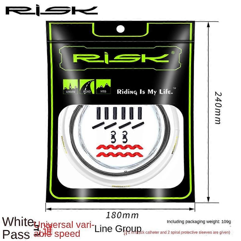 Bicycle cable kit, suitable for both shifting and braking, durable and stable